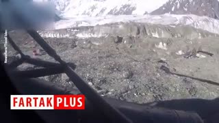 ثبت لحظه سقوط هلیکوپتر توسط مسافران!