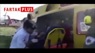 نجات مادر باردار گرفتار در سیل