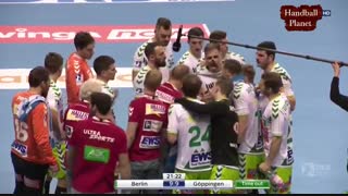 دیدار تیم های فوکسه برلین و گپینگن در در بوندسلیگا لیگ هندبال آلمان 2018/19