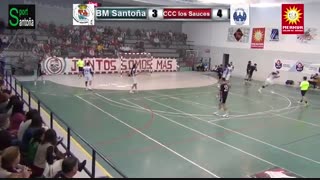 دیدار تیم های سانتونا و سیزنه در لیگ DHP هندبال اسپانیا2018/19