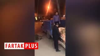 جابه‌جایی بیمار قلبی با نیسان آبی !!