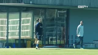 تمرین اینتر با حضور مائورو ایکاردی