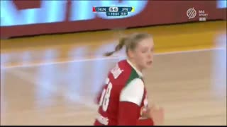 دیدار دوستانه تیم های ملی هندبال مجارستان و ژاپن در مارس 2019