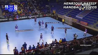 دیدار تیم های بارسلونا و گوآلادخارا در لیگ هندبال آسوبال اسپانیا2018/19