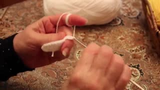 آموزش بافتنی و قلاب بافی ( گرد بافی قسمت ۳ ) توسط خانم منیژه غفاری