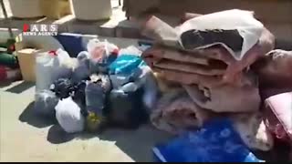 کمک‌های مردم زلزله‌زده ثلاث باباجانی به سیل‌زدگان گلستان