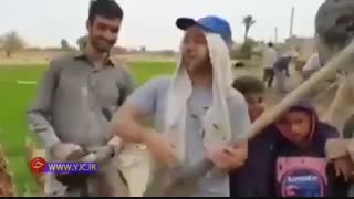 دابسمش طنز یک بسیجی جهادگر خطاب به مسئولان : مسئولین خیالتون تخت ، چون ....