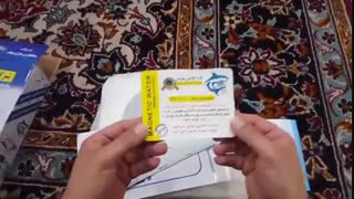 جعبه گشایی دستگاه تولید کننده آب مغناطیسی و قلیایی