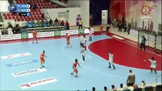 دیدار تیم های شارجه امارات و مضر عربستان در قهرمانی هندبال باشگاه های  آسیا2019