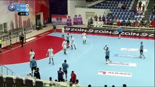 دیدار تیم های بربر بحرین و الوکره قطر در قهرمانی هندبال باشگاه های  آسیا2019