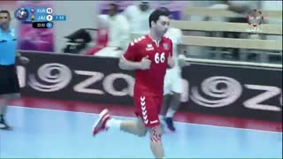 دیدار تیم های الکویت و الجیش سوریه در قهرمانی هندبال باشگاه های  آسیا2019