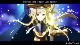 کاور انگلیسی اپنینگ دوم فصل سوم انیمه هنر شمشیرزنی آنلاین Sword Art Online: Alicization