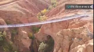 پل معلق آوج جاذبه گردشگری قزوین