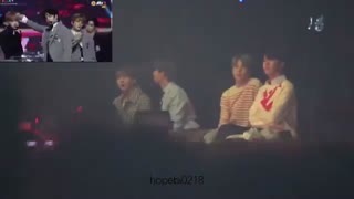 ری اکشن BTS به اجرای گروه The Boyz