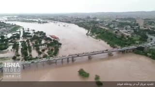 بالا آمدن آب در رودخانه شوشتر