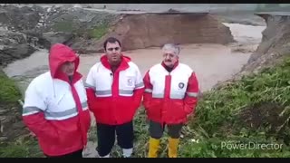 شهرستان لرستان درگیر در سیل / راه‌های ارتباطی پلدختر قطع هستند