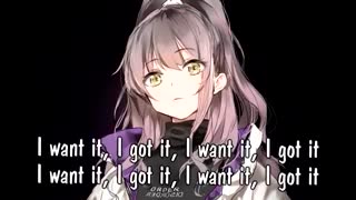 Nightcore - 7 rings (Ariana Grande) - (Lyrics)