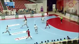 دیدار تیم های الصدقه لبنان و الوکره قطر در قهرمانی هندبال باشگاه های  آسیا2019