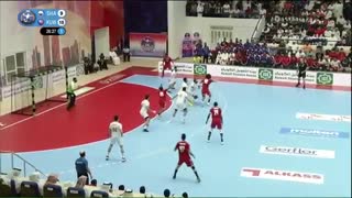 دیدار تیم های الکویت و الشارجه امارات در قهرمانی هندبال باشگاه های  آسیا2019