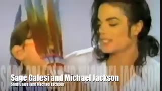 قسمتی از پشت صحنه BLACK OR WITH  مایکل