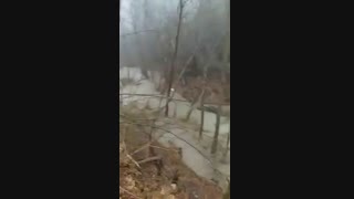 سیل رودخانه دولت آباد بام خراسان