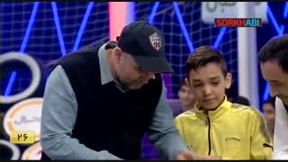 مسابقه شوتبال رقابت جذاب بین دو کمدین، علی مسعودی و حامد آهنگی