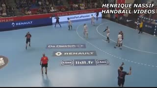 دیدار تیم های پاری سن ژرمن و ایستر در استار لیگ هندبال فرانسه 2018/19