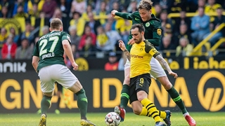 خلاصه دیدار دورتموند 2_0 وولفسبورگ (هفتۀ بیست‌وهفتم بوندسلیگای آلمان)