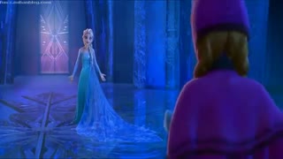 تیکه ای از السا و آنا که جور دیگه ای حرف می زنند...