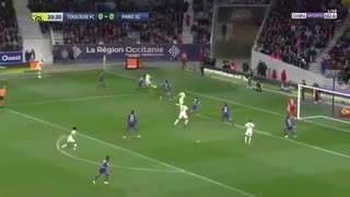 خلاصه دیدار تولوز 0_1 پاری‌سن‌ژرمن (هفته سی‌ام لیگ 1 فرانسه)