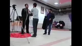 آموزش شعبده پوشیدن کت با دستان بسته ( اجرای آیتم پاراوان و کت )