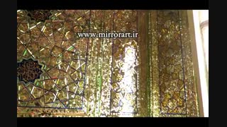 هنر آینه کاری طرح گره چینی