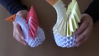 خرید فیلم آموزش ساخت اوریگامی قو