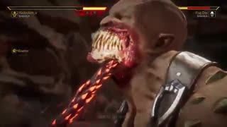 کومبو ویدیو شخصیت باراکا در نسخه بتا Mortal Kombat 11