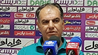 کنفرانس خبری مربی ماشین‌سازی پس از تساوی مقابل نفت مسجد سلیمان