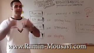 انگلیسی به من بگید چی تنمه | I am wearing or I am putting on