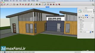 آموزش مدلسازی اسکچاپ سه بعدی SketchUp Checking edge alignment