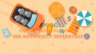 پروژه آماده افتر افکت مجموعه المان های موشن گرافیک - Shape Elements