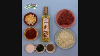 طرز تهیه پیراشکی گوشت | pirashki goosht belyashes | محصولات کنجدی بیسفود