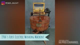 تحولات ماشین لباسشویی از سال ۱۷۹۷ تا ۲۰۱۹