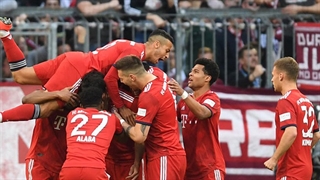 خلاصه دیدار بایرن‌مونیخ 5_0 دورتموند ( هفتۀ بیست‌وهشتم بوندسلیگای آلمان )