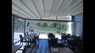 حقانی 09380039391 - سقف اتوماتیک سالن -پوشش بازشو فوت کورت