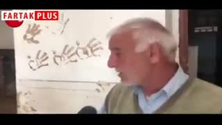 درددل‌ غم‌انگیز پیرمرد سیل زده در پل‌دختر