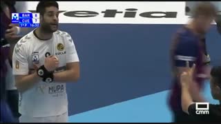 دیدار تیم های هندبال  بارسلونا و کوئنکا در فینال جام پادشاهی (حذفی) اسپانیا 2019