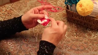 آموزش بافتنی ( موتیف بافی قسمت ۴ ) توسط خانم منیژه غفاری