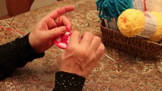 آموزش بافتنی ( موتیف بافی قسمت ۵ ) توسط خانم منیژه غفاری