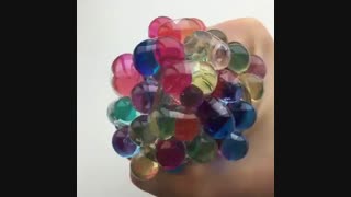 میشبال (توپ ضد استرس) هفت رنگ خاک ژله ای !!!!!