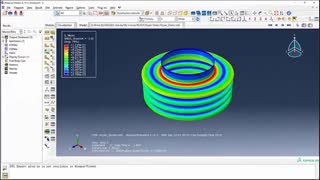 شبیهسازی فشار وارد بر مواد هایپرالاستیک در ABAQUS