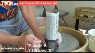 آموزش سفالگری -ساخت زیباترین گلدون سفالی