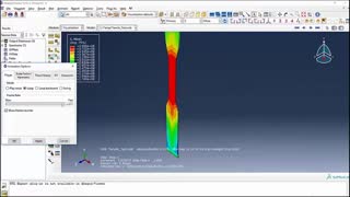 شبیهسازی تست کشش در ABAQUS